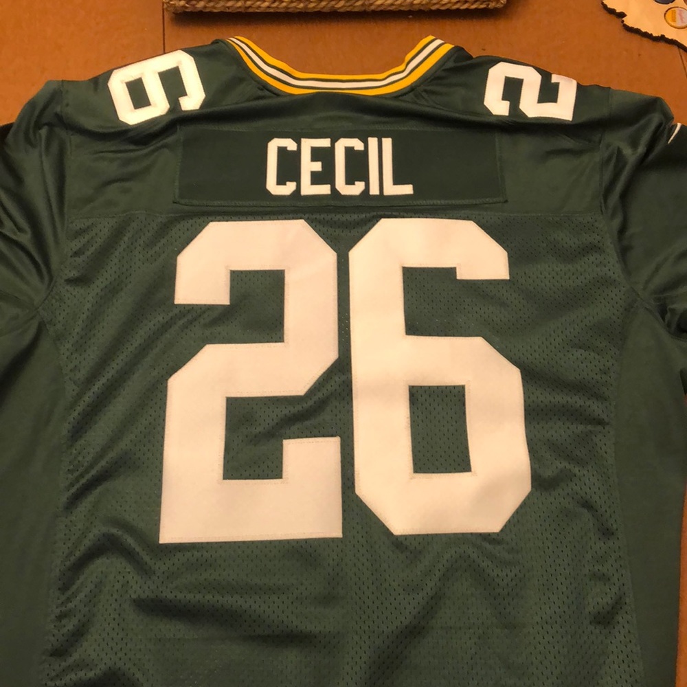 Chuck Cecil packer jersey